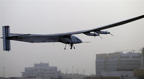 Solar powered plane takes off from Myanmar
