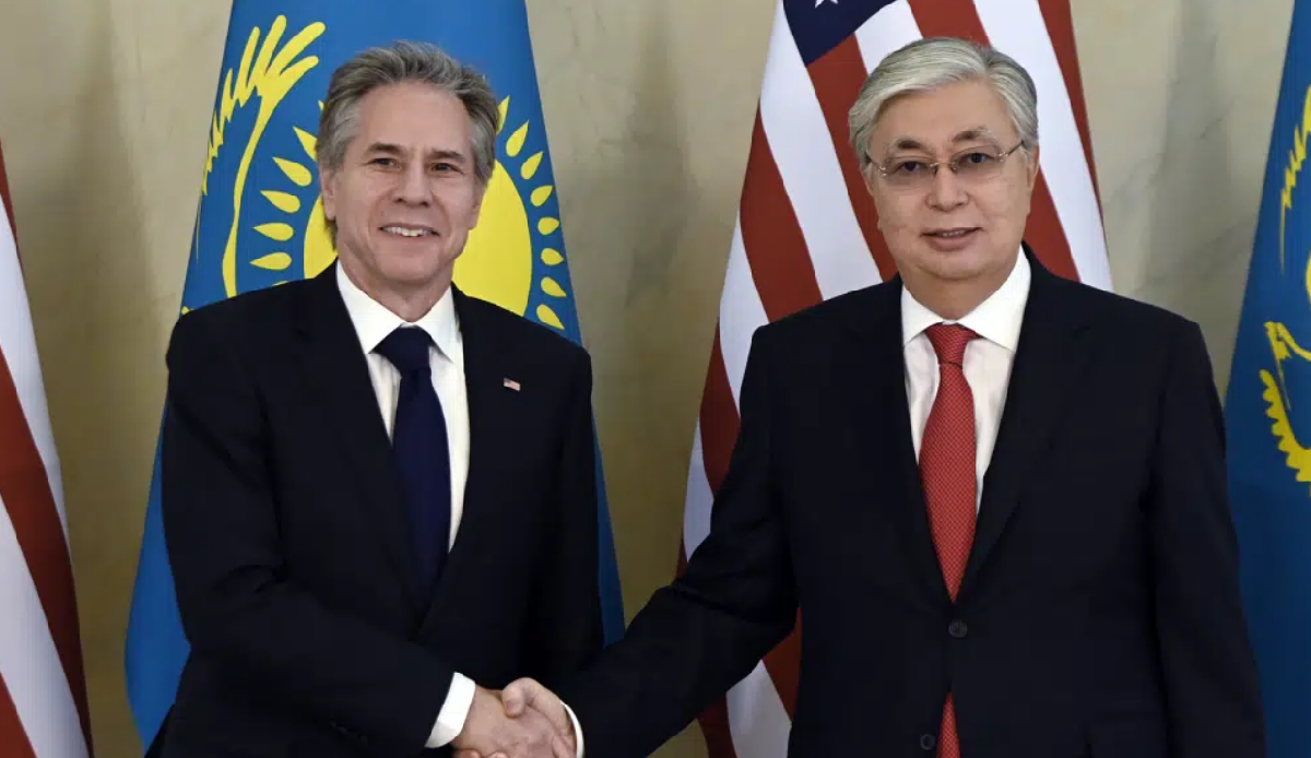 President of Kazakhstan Kassym-Jomart Tokaev received U.S. Secretary of State Antony Blinken