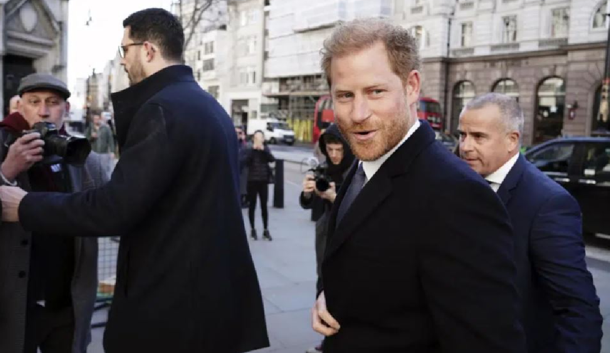 Prince Harry is in court