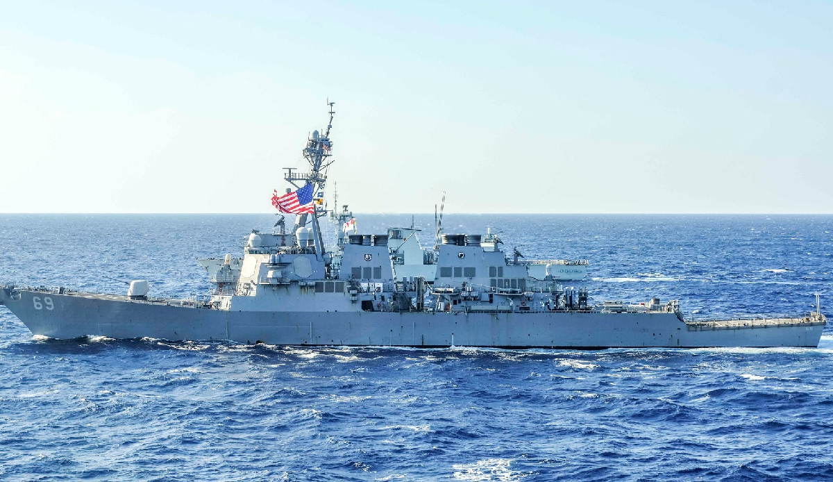 US warship entered our territorial waters: China