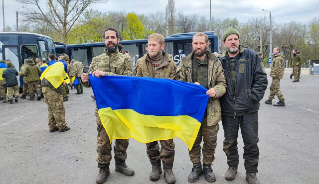 130 Ukrainians released in prisoner exchange