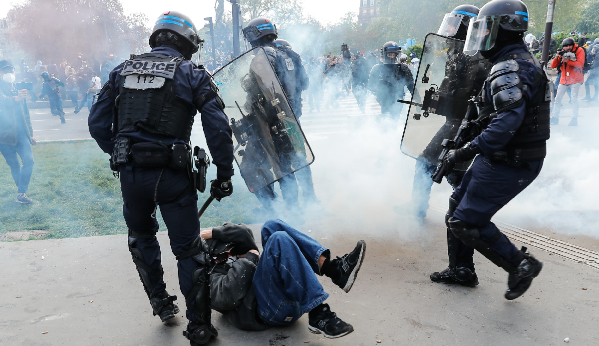 The number of detentions increased to 540 during the May 1 protests in France