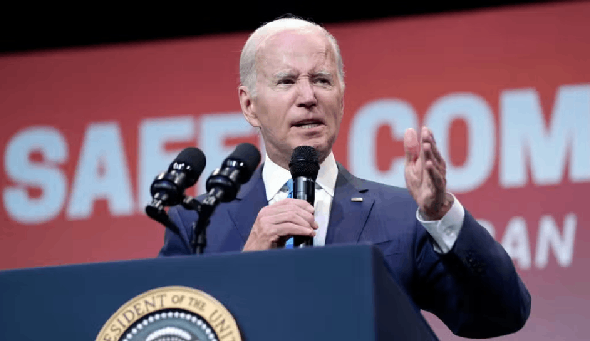 Biden's ending his remarks by saying 'God save the queen' became a hot topic