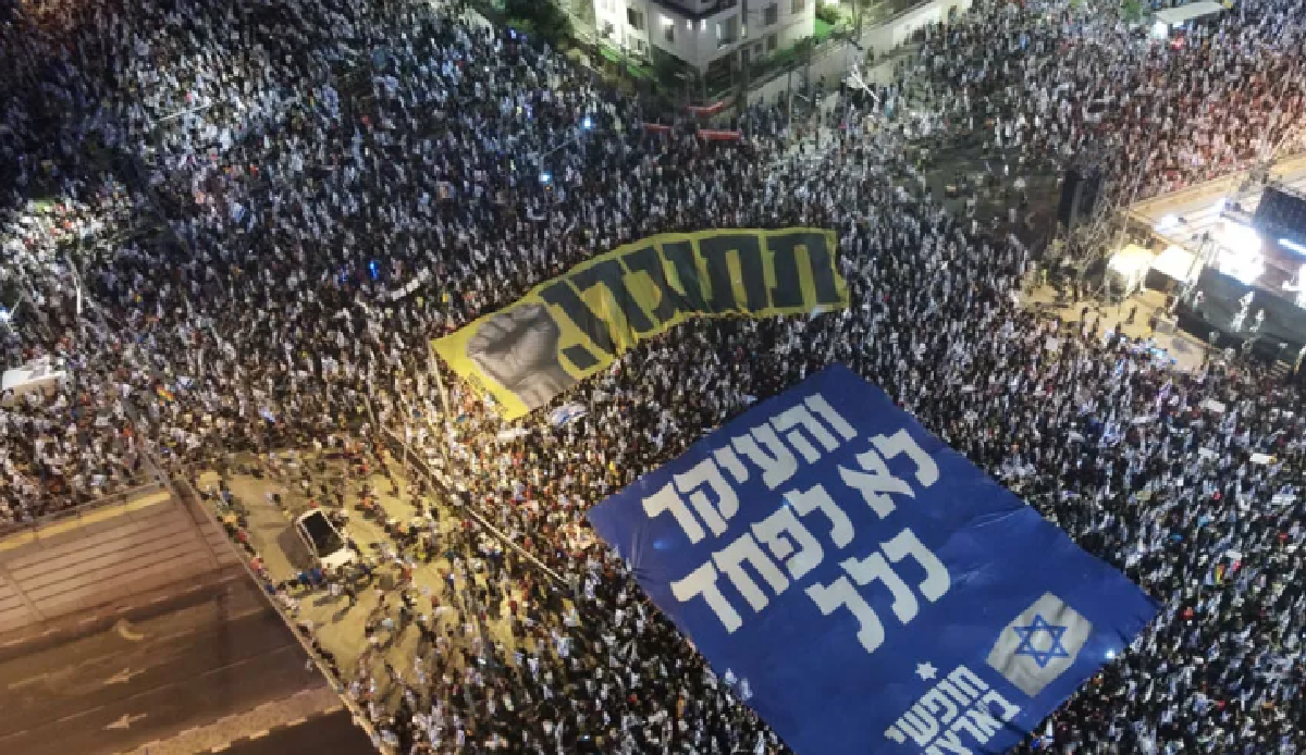 Israelis on the streets again over judicial reform
