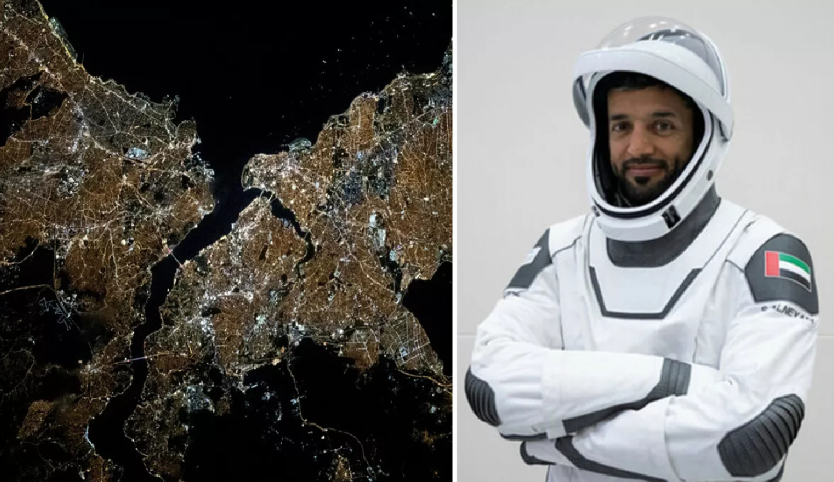 Astronaut Sultan Al Neyadi shared images of Istanbul from space