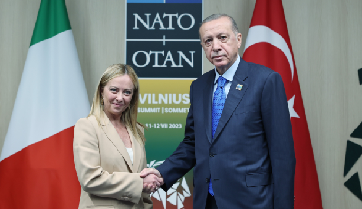 Erdogan meets Meloni at NATO summit