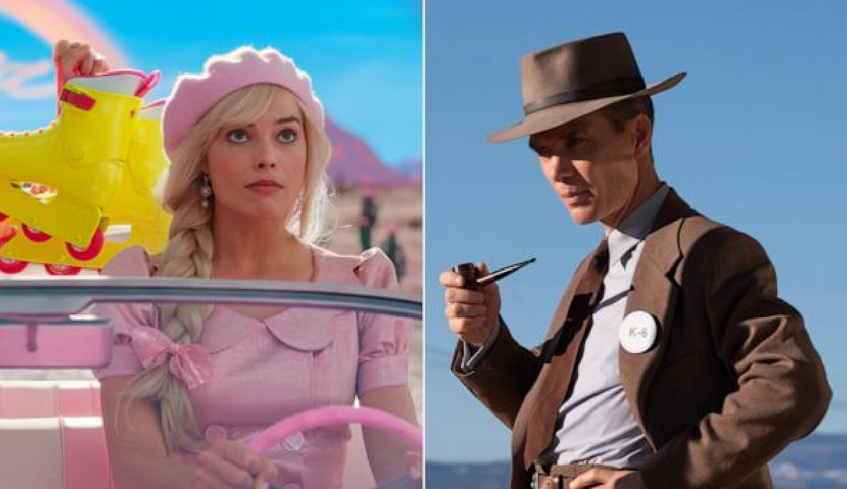 Barbie film doubles Oppenheimer at the box office