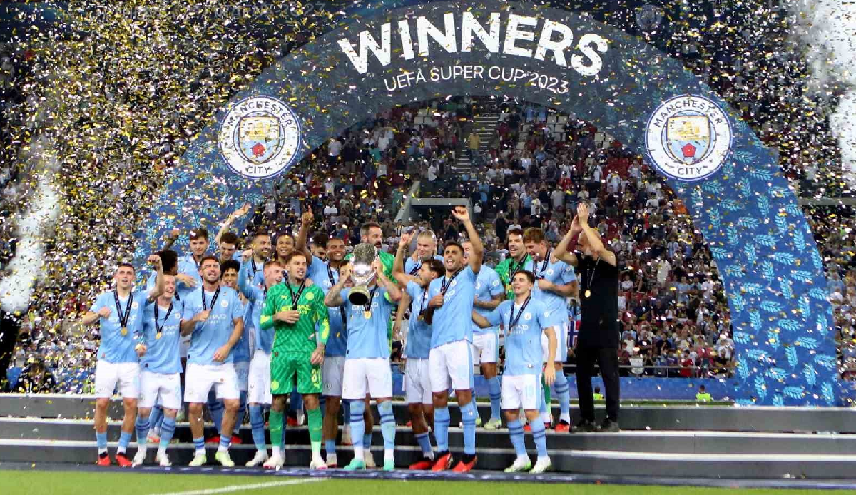 Manchester City wins UEFA Super Cup final