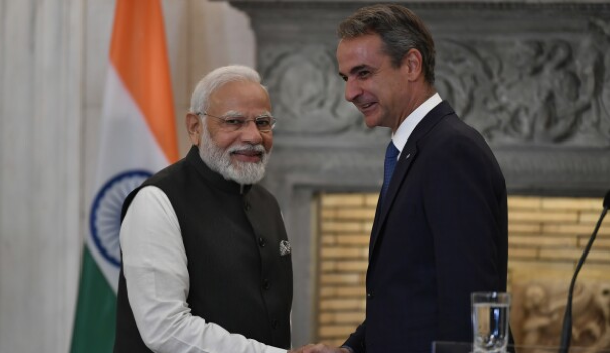 Indian PM comes together with Greek PM after 40 years to discuss ties
