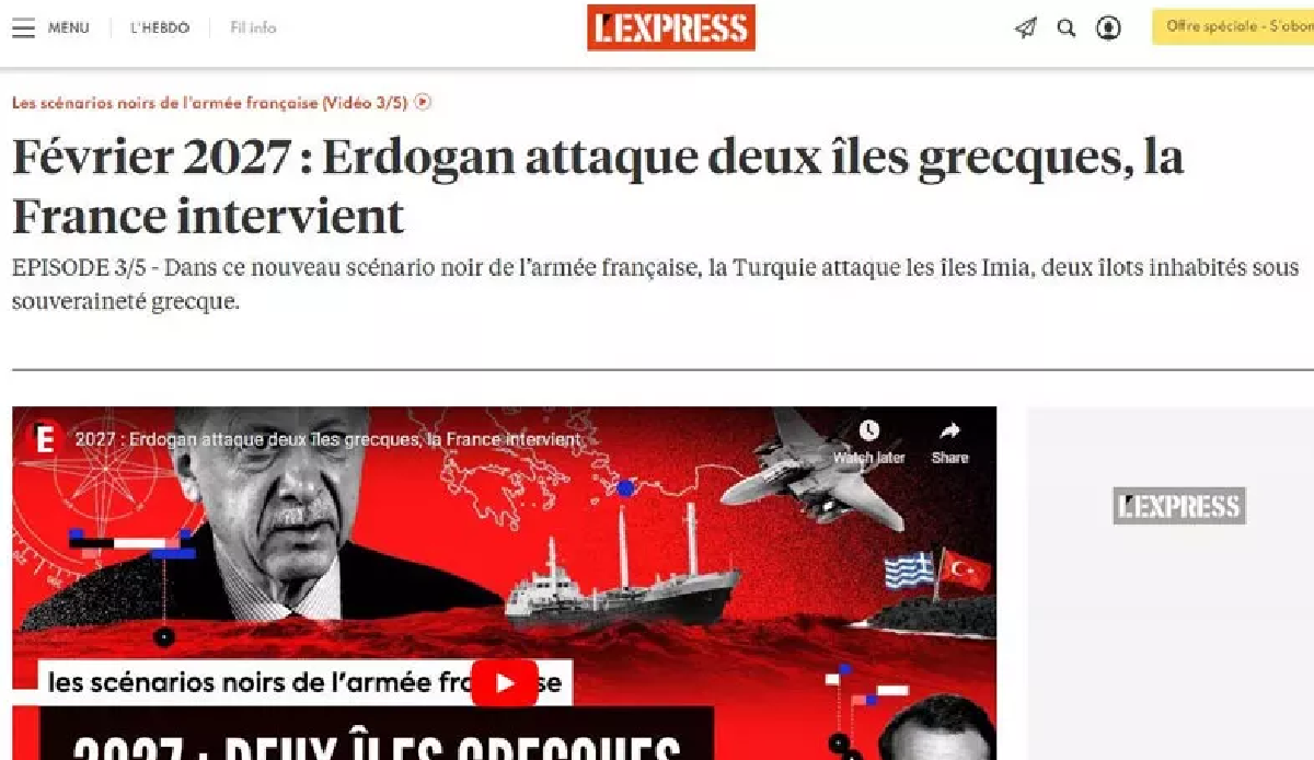France preparing for war with Türkiye: Press