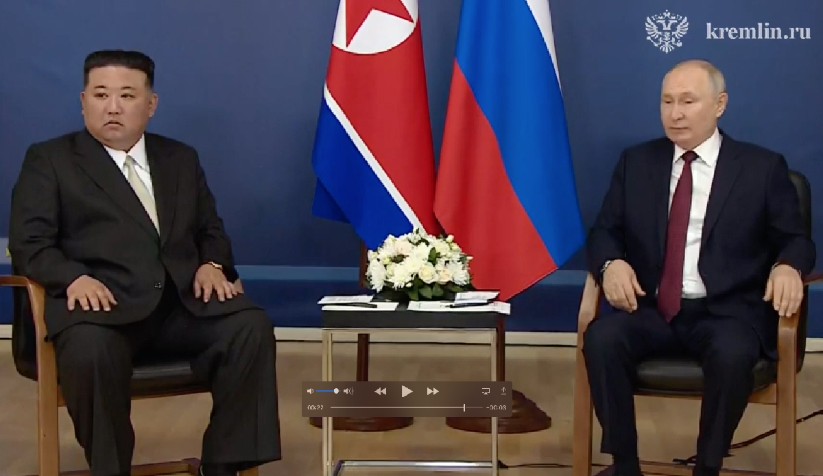 Russia’s Putin, North Korea’s Kim come together to discuss global issues