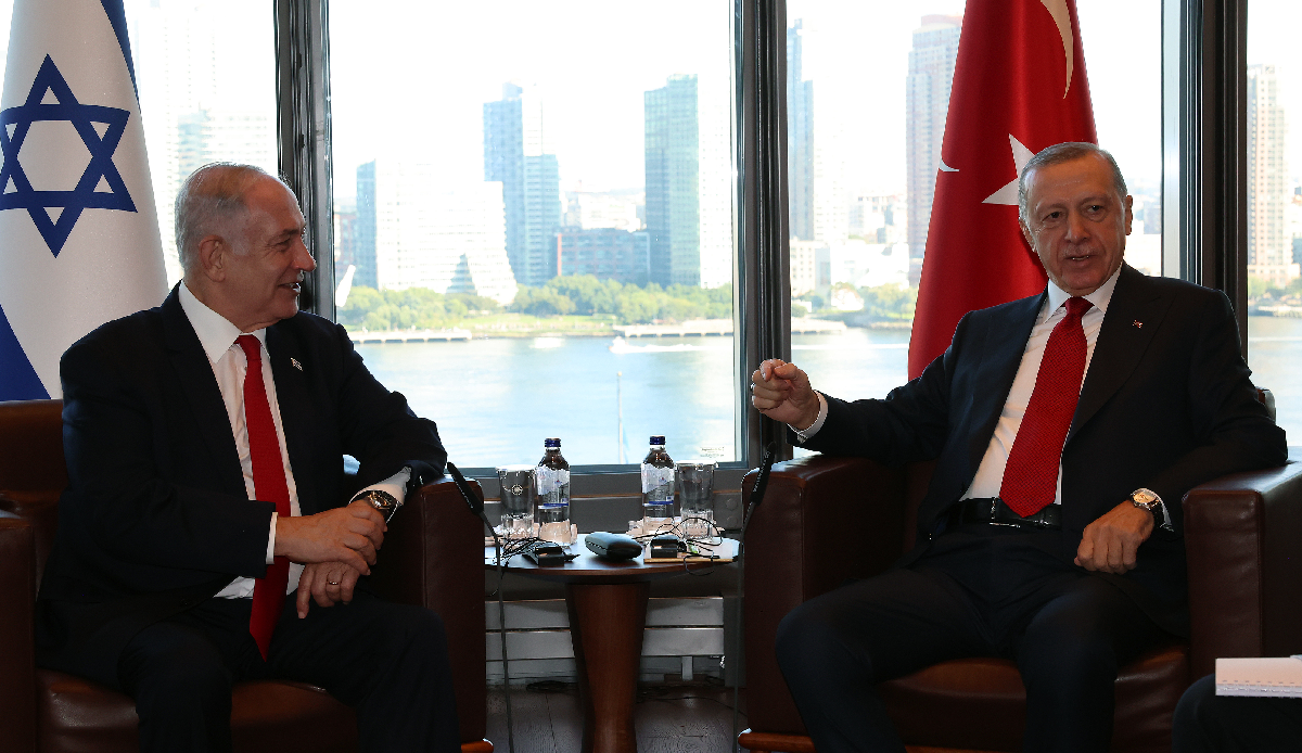 President Erdogan comes together with Israel's Netanyahu to discuss ties in NY