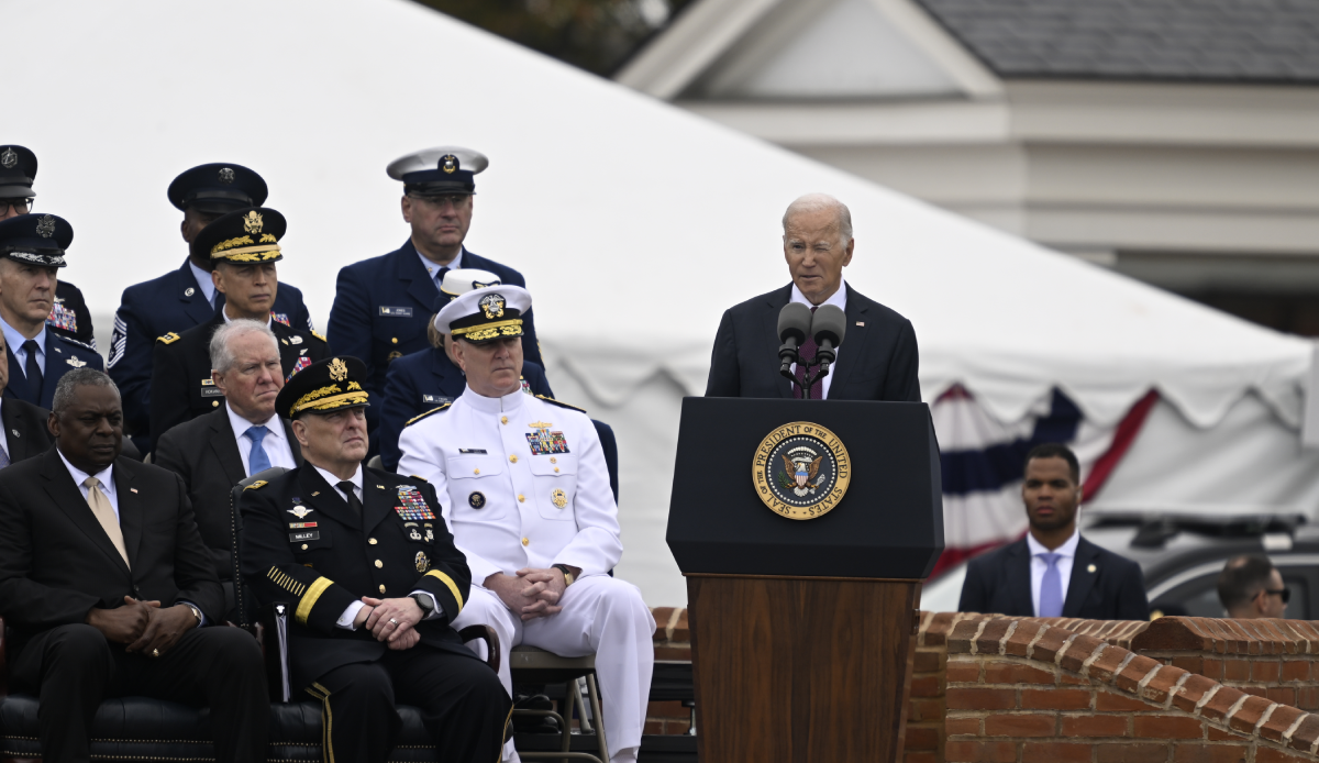 US President Joe Biden and Senate approve temporary funding bill