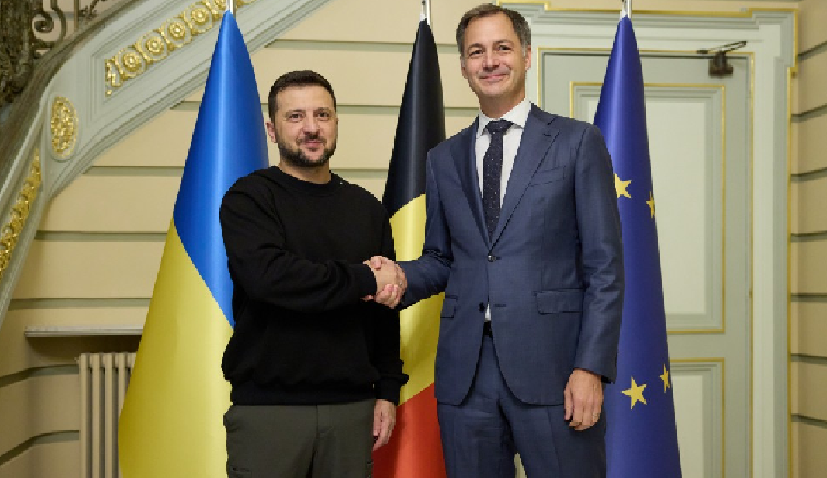 Belgian PM makes vague F-16 promise to Zelenskyy in Brussels