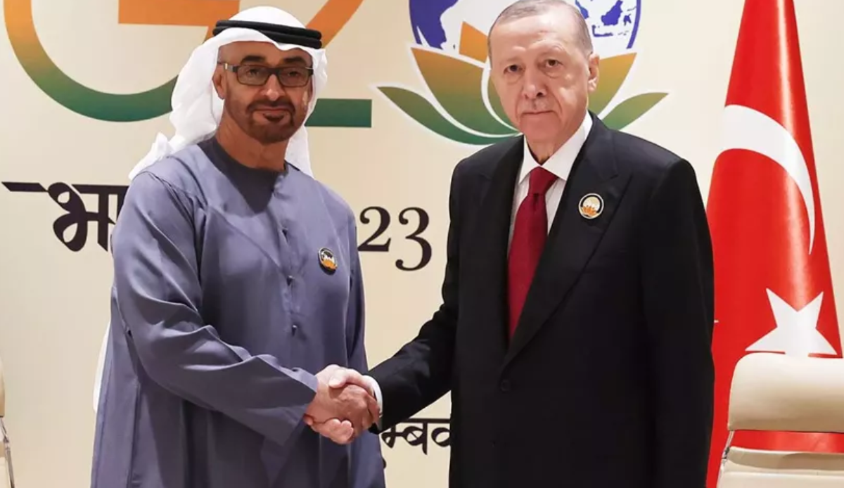 Turkish President Erdogan telephone conversation with UAE President Al Nahyan