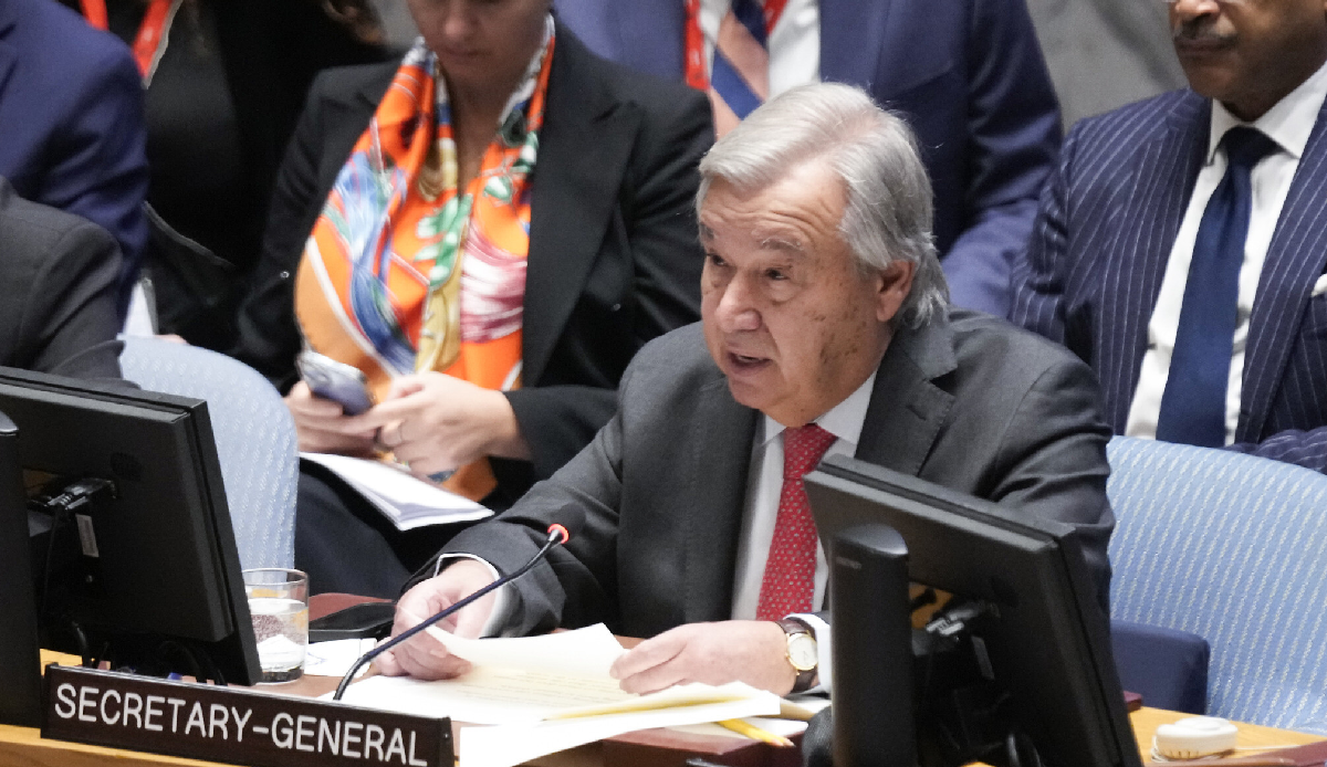 UN Chief Guterres angers Israel by saying Palestine occupied