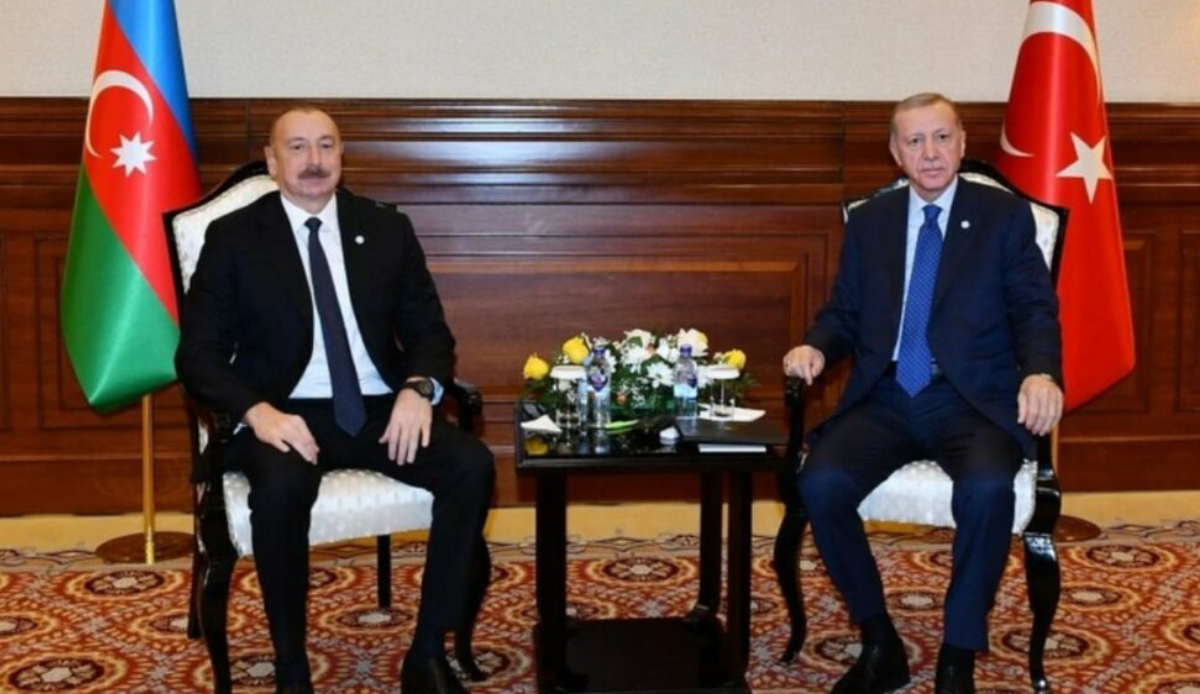 Bilateral meeting between President Erdogan and Azerbaijan President Aliyev in Astana