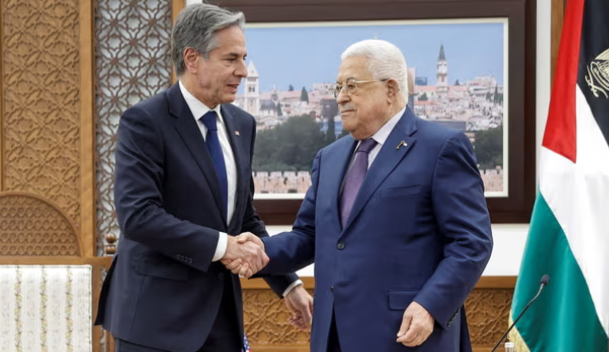US Secretary of State Blinken meets with Palestinian leader Abbas