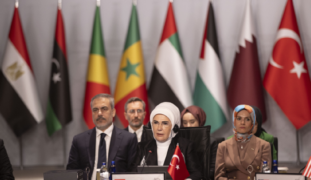 First Lady Emine Erdogan advocates global unity for peace at &#039;One Heart for Palestine&#039;