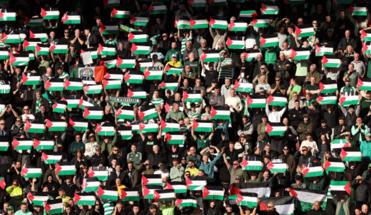 Fan groups of Turkish football giants come together for Gaza