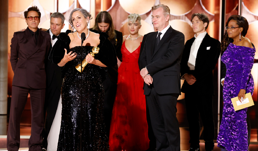 Oppenheimer wins Best Drama at 81st Golden Globes as Barbie falters