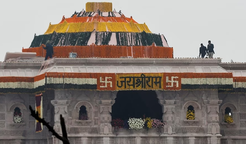 Hindu temple built on demolished mosque in India boosts Modi's political standing