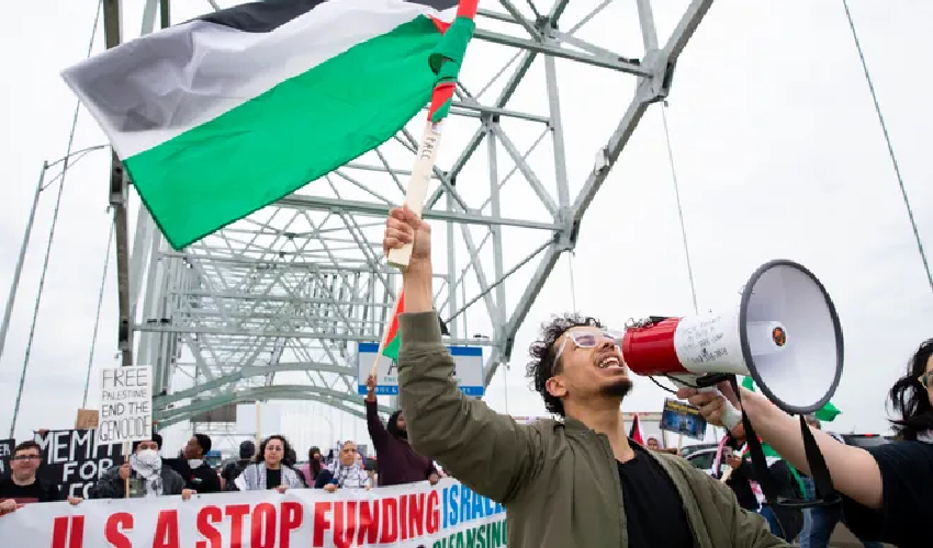 Thousands gather in US, Europe to call for immediate cease-fire in Gaza