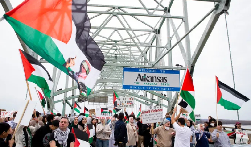 Thousands gather in US, Europe to call for immediate cease-fire in Gaza