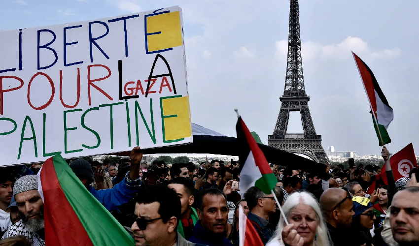 Thousands gather in US, Europe to call for immediate cease-fire in Gaza