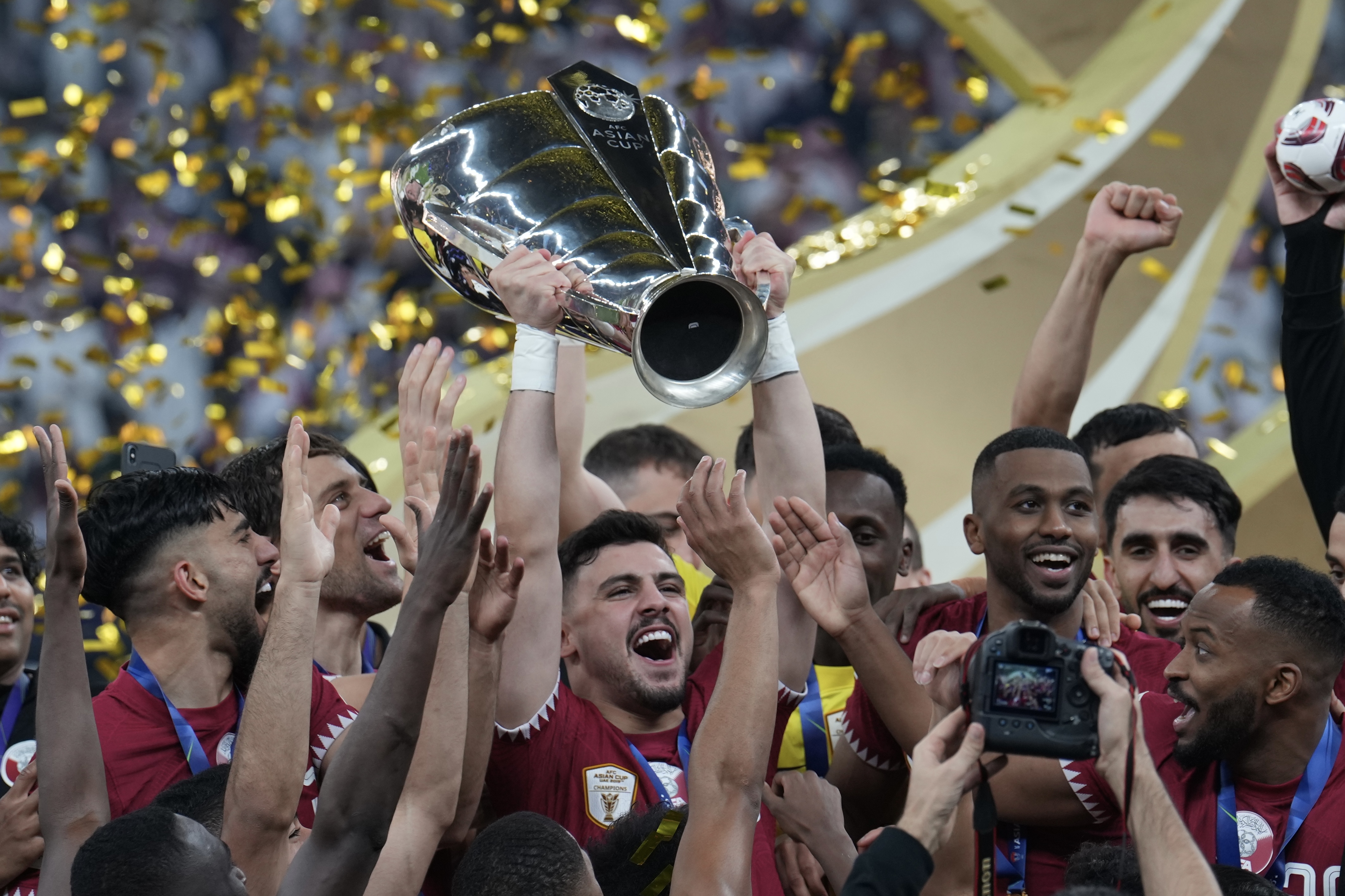 Qatar defeats Jordan 3-1 to win the Asian Cup title