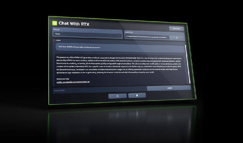 NVIDIA unveils AI chatbot integration for RTX-powered systems