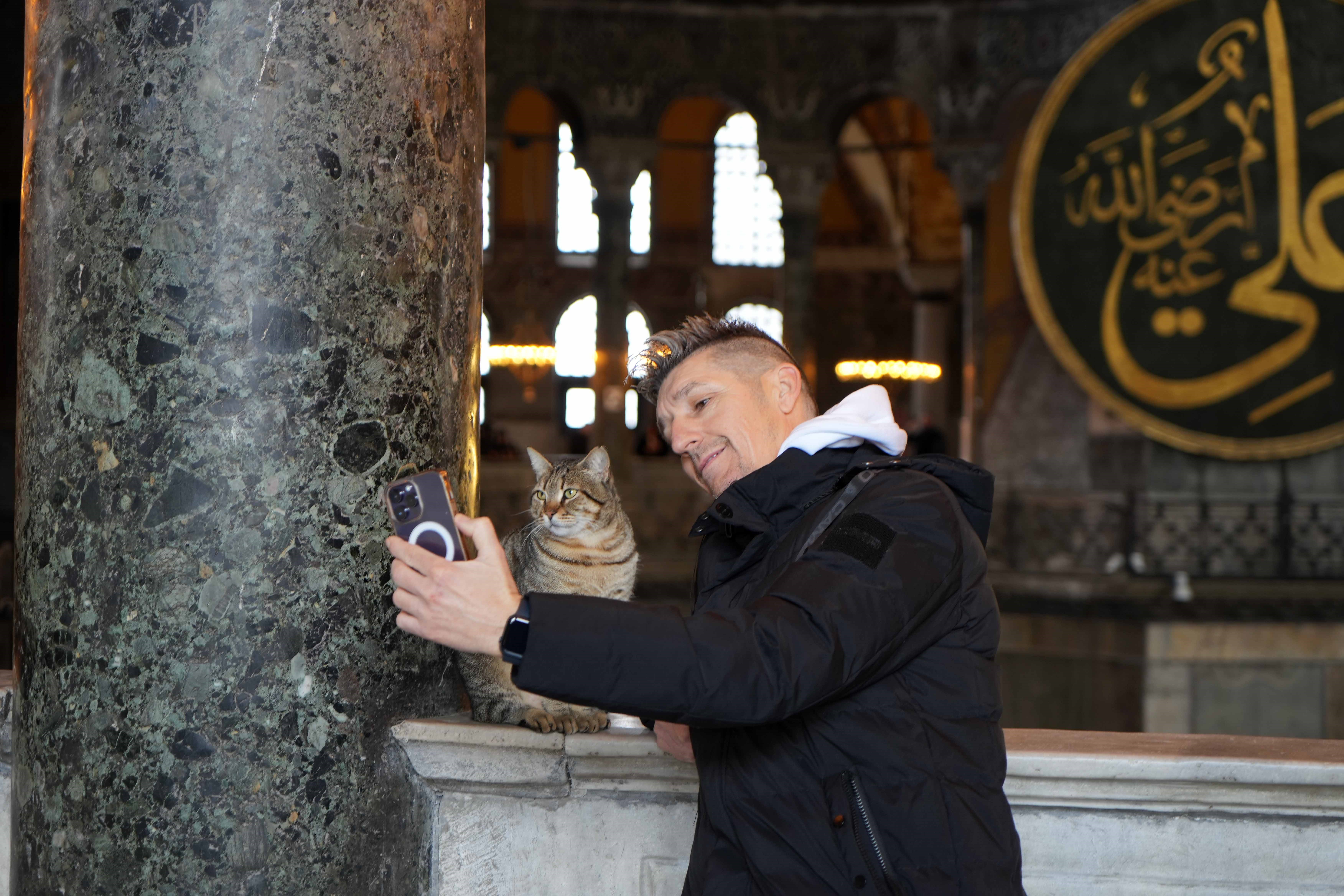 Hagia Sophia finds new 'Gli' in first cat to enter visitor's floor