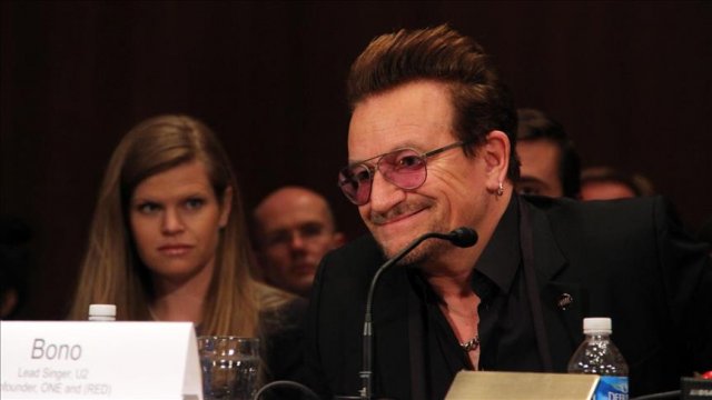 Aid invaluable to natl security, Bono tells US Congress