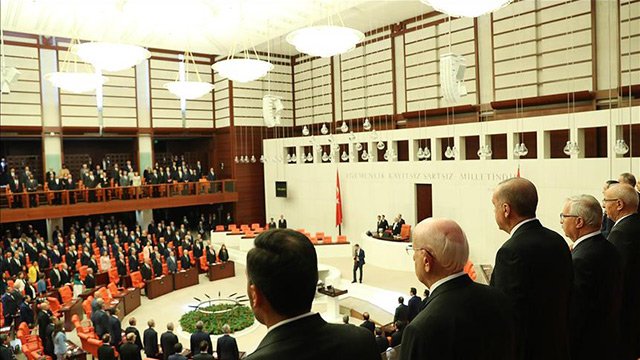 Turkish lawmakers begin to take oaths in capital Ankara