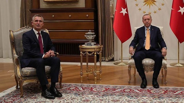 Turkish leader, NATO chief hold talks in Ankara
