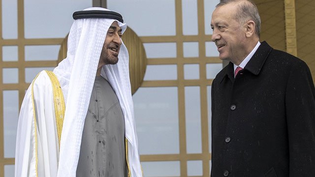 Abu Dhabi crown prince in Turkey for first visit in nearly a decade