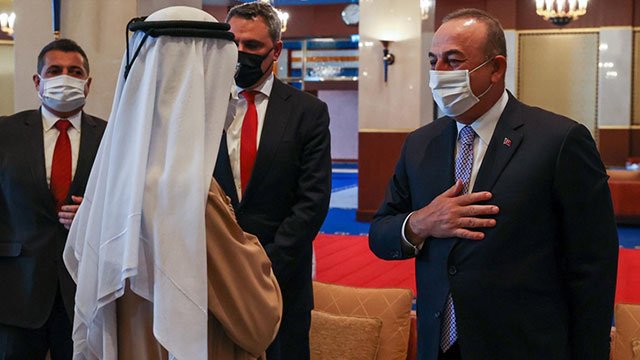 Turkish foreign minister meets UAE vice president in Dubai