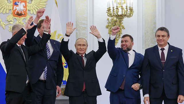 Putin launches ceremony for &#039;accession&#039; of Ukraine’s 4 regions to Russia